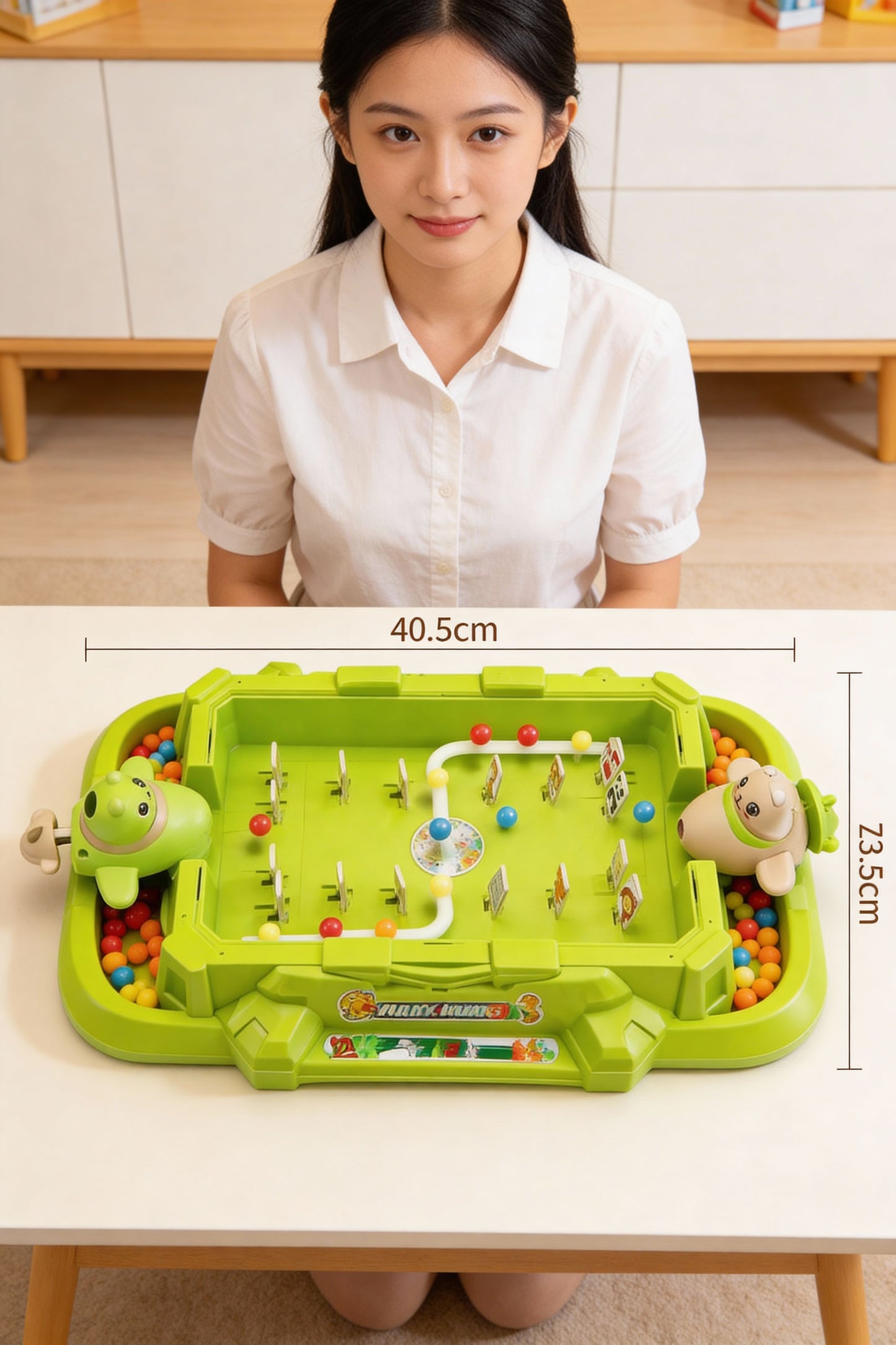 Plant marble machine two player battle game machine