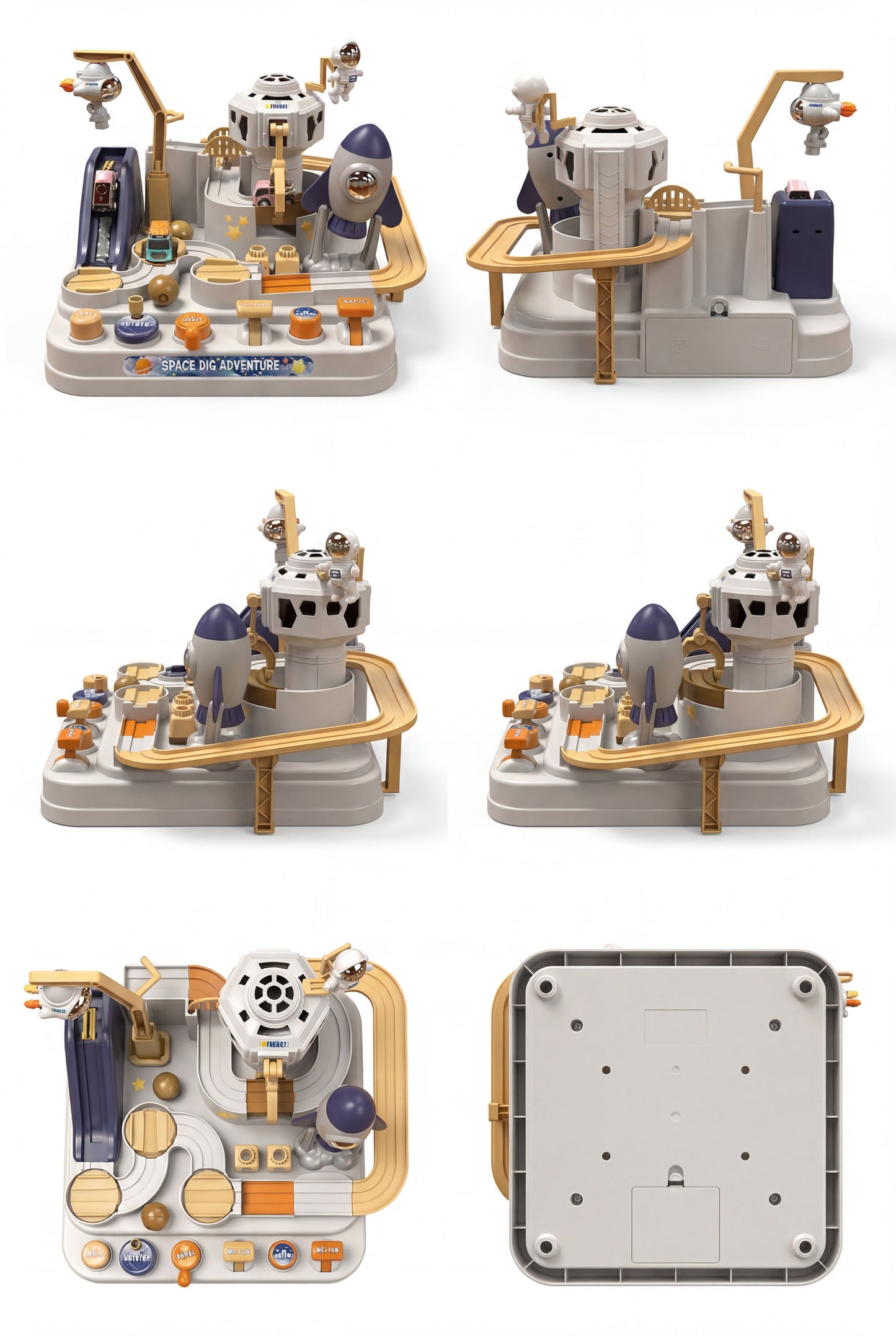 Space Big Adventure Track Set - Interactive Pretend Play Toy for Kids