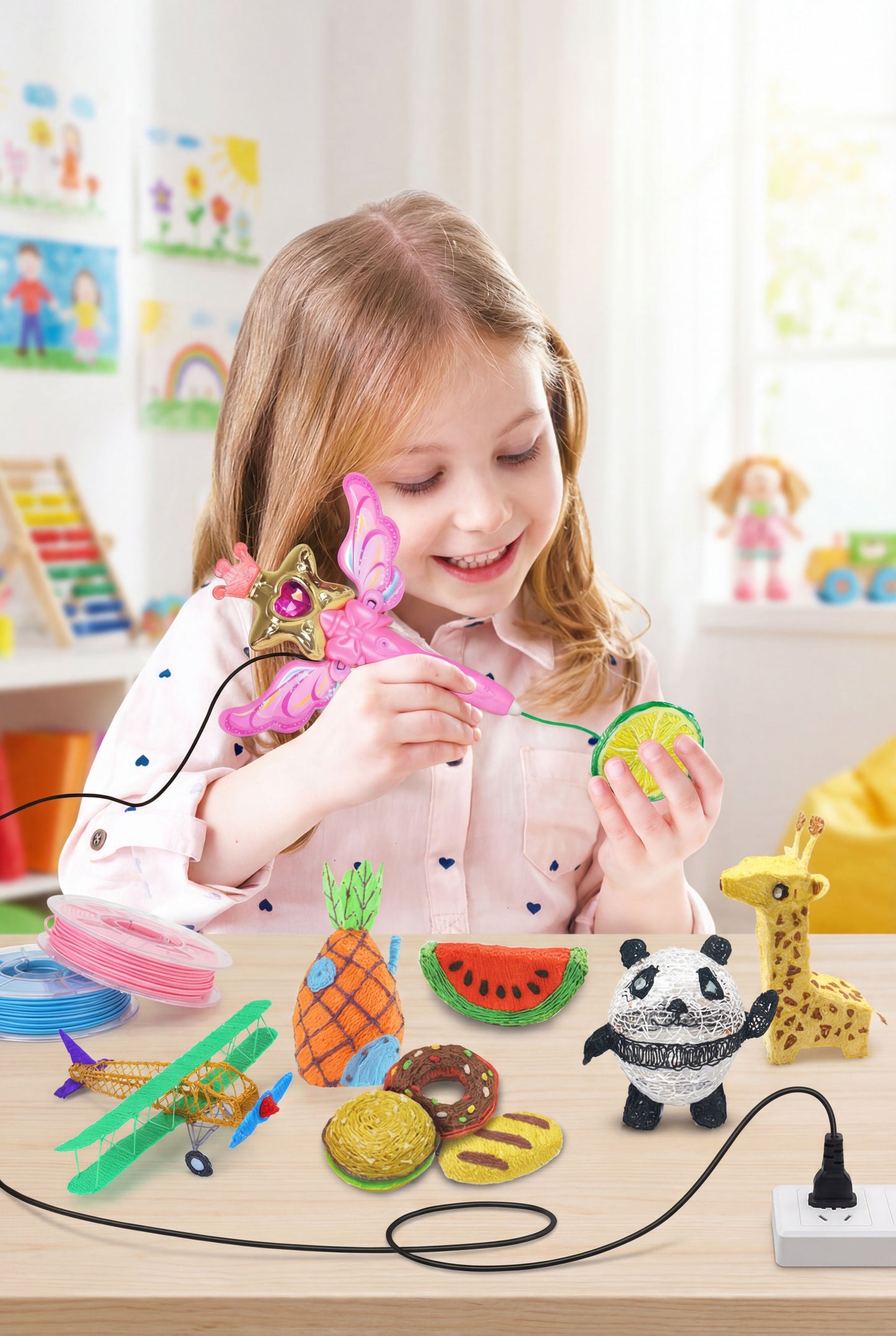 Fairy Wand 3D Printing Pen - Magical 3D Drawing Toy for Kids