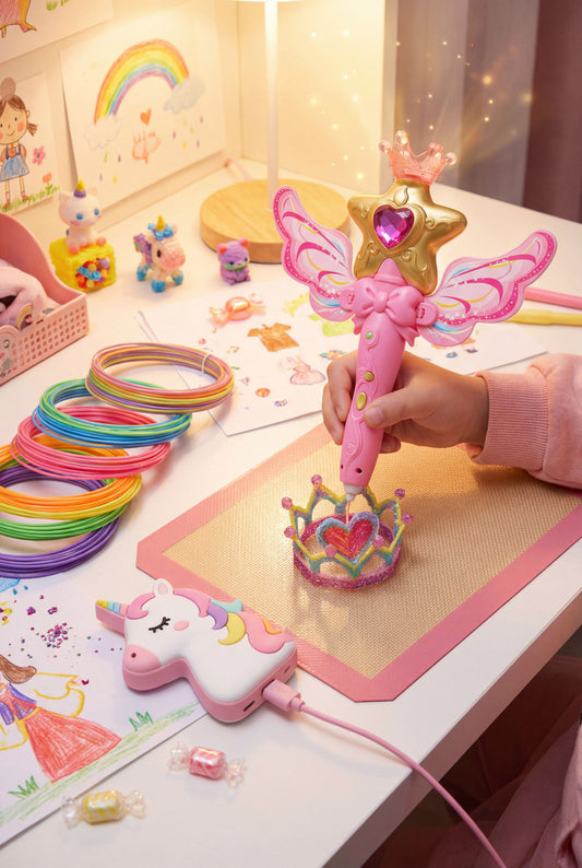 Fairy Wand 3D Printing Pen - Magical 3D Drawing Toy for Kids