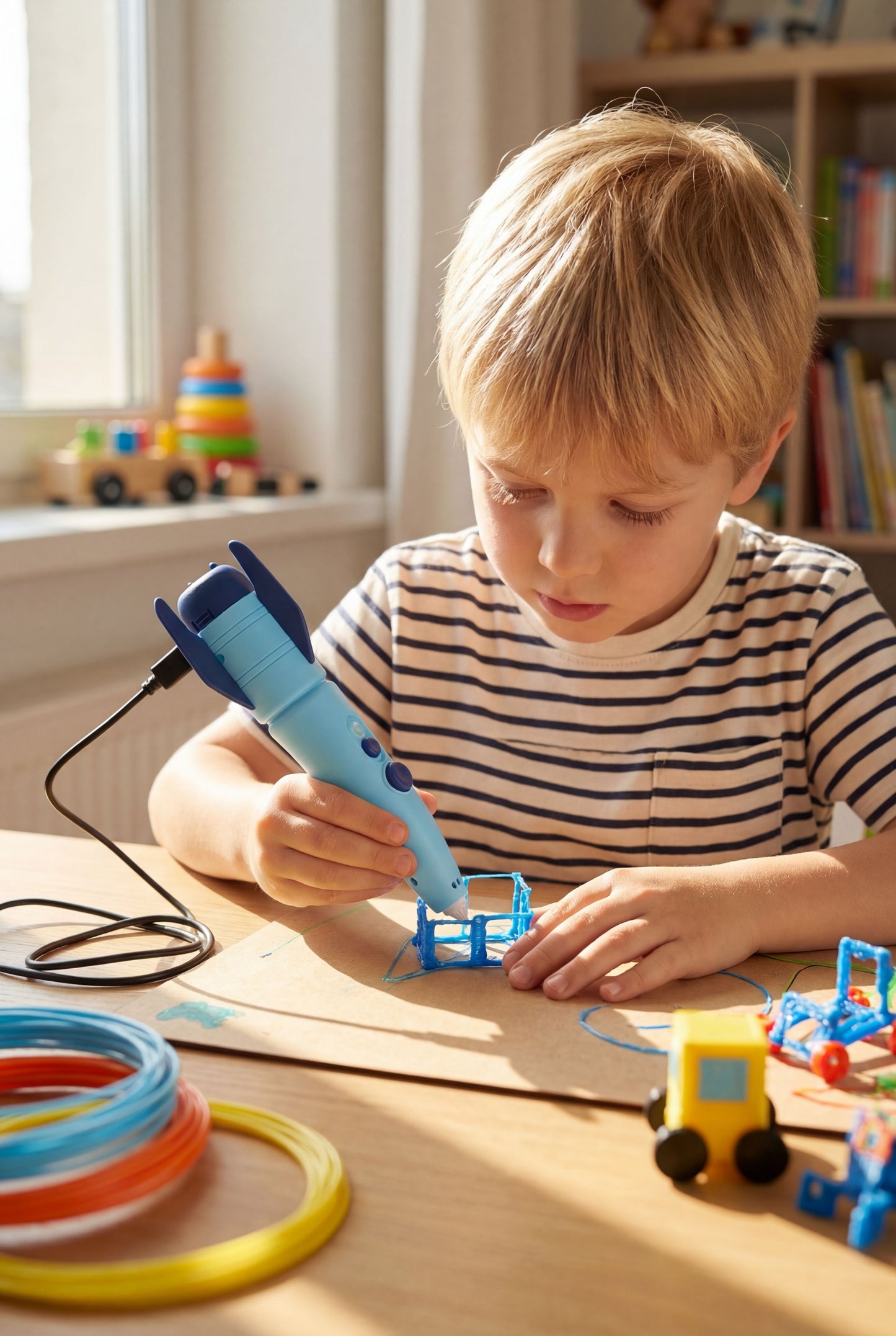 Rocket 3D Printing Pen - Creative 3D Drawing Toy for Boys