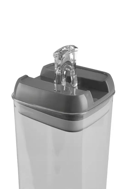 7Pcs Airtight Food Dry Grain Cereal Storage Containers 6.9L with Clasp Lids （0.5*2+0.8*2+1.2*2+1.9L）