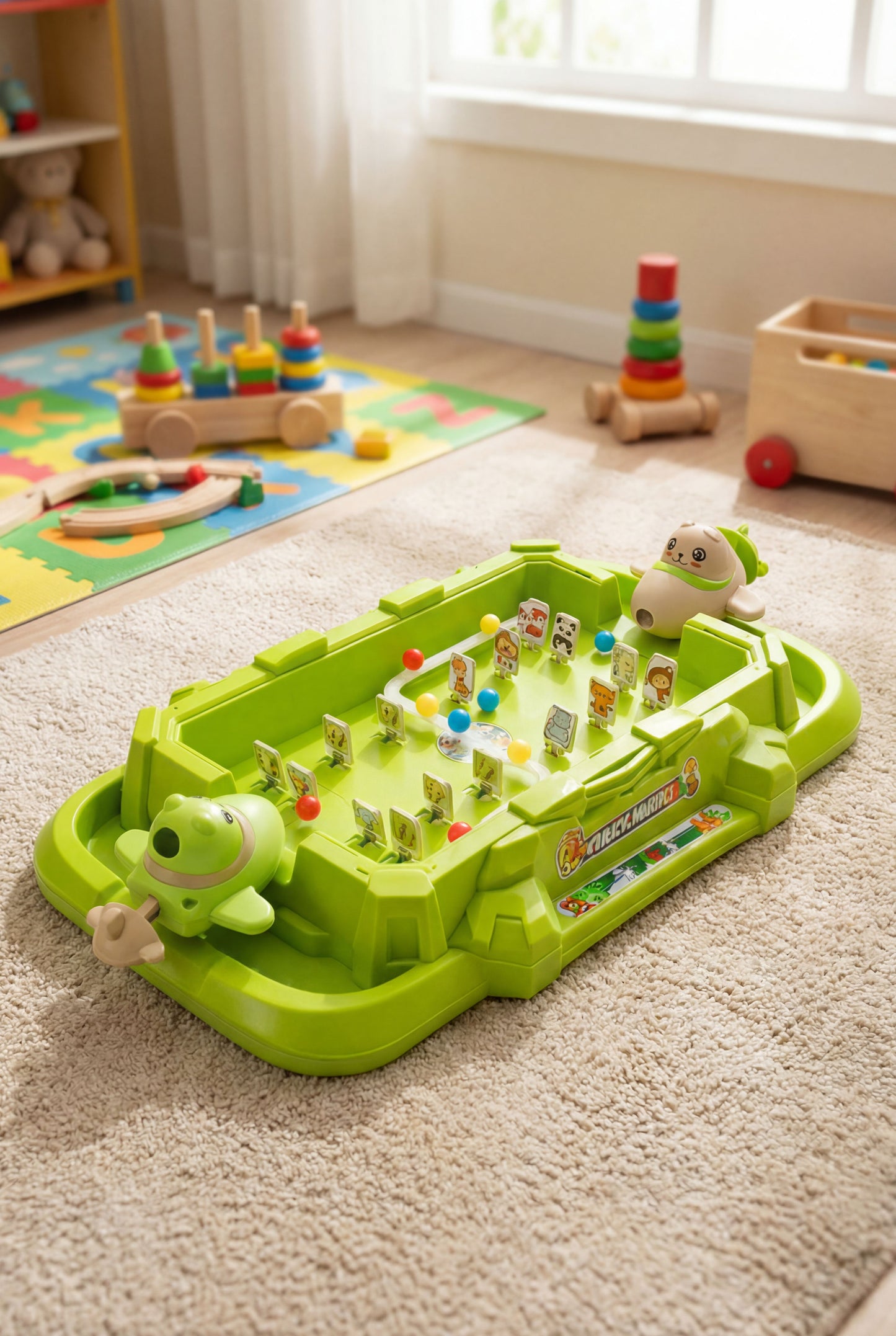 Plant marble machine two player battle game machine
