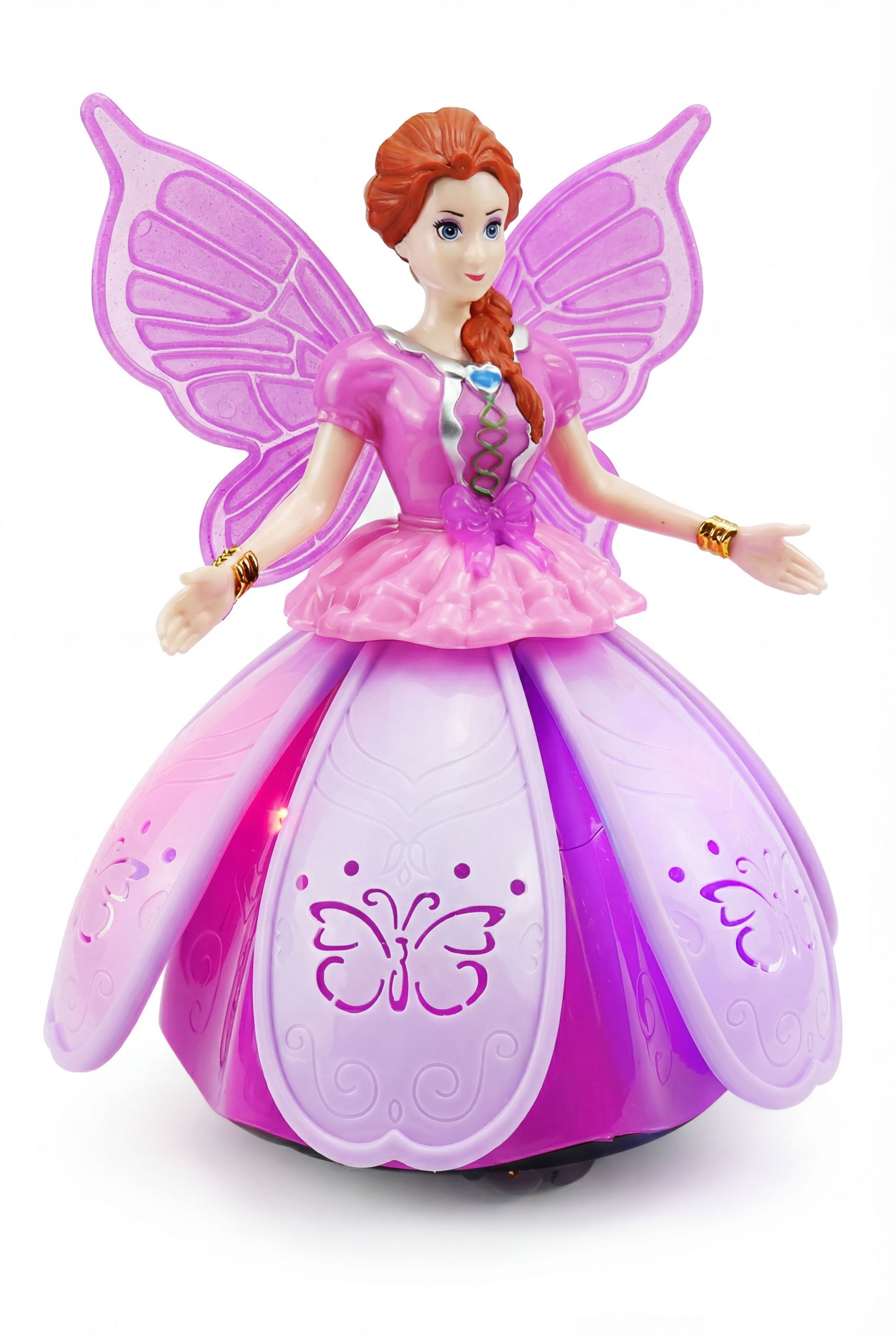 Musical Dancing Butterfly Princess - Interactive Doll with LED Lights