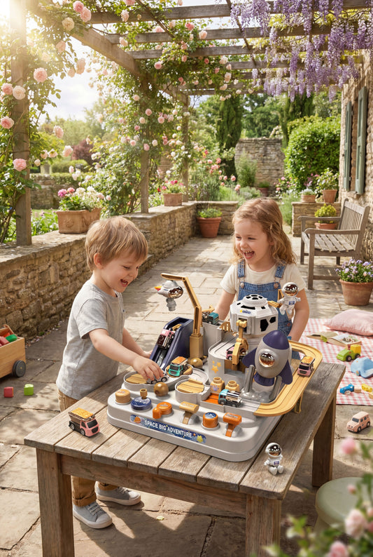 Space Big Adventure Track Set - Interactive Pretend Play Toy for Kids