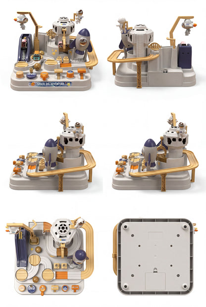 Space Big Adventure Track Set - Interactive Pretend Play Toy for Kids