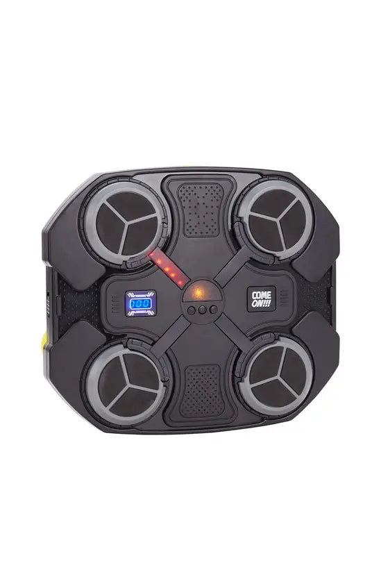 Music Boxing Machine for Kids, LED Light & Bluetooth Wall Mounted Punching Game with Gloves