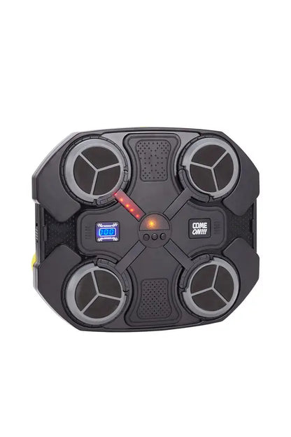 Music Boxing Machine for Kids, LED Light & Bluetooth Wall Mounted Punching Game with Gloves