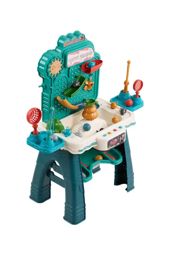 Kids Electric Fishing Game Table with Water Circulation, Music & Educational Sounds | Interactive Sensory Toy for Toddlers 3+