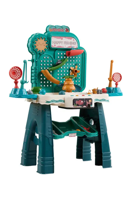 Kids Electric Fishing Game Table with Water Circulation, Music & Educational Sounds | Interactive Sensory Toy for Toddlers 3+