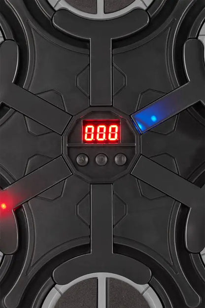 Music Boxing Machine with LED Lights & Bluetooth, Wall Mounted Punching Game with Gloves, 6-Target, for Kids & Adults
