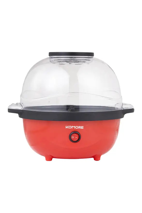 Electric Popcorn Maker with Stirring Function, Non-Stick Popcorn Machine with Transparent Lid, 650W Home Popcorn Popper for Movie Nights