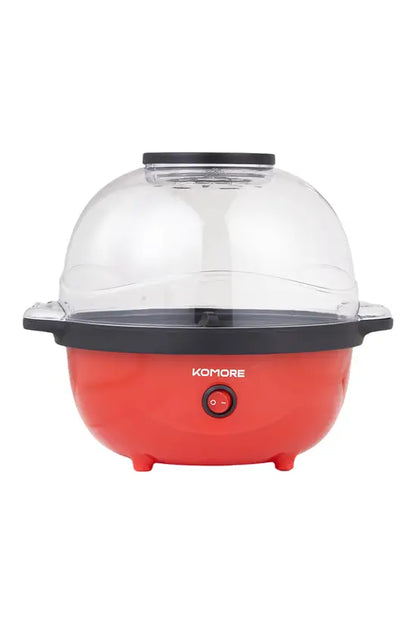 Electric Popcorn Maker with Stirring Function, Non-Stick Popcorn Machine with Transparent Lid, 650W Home Popcorn Popper for Movie Nights