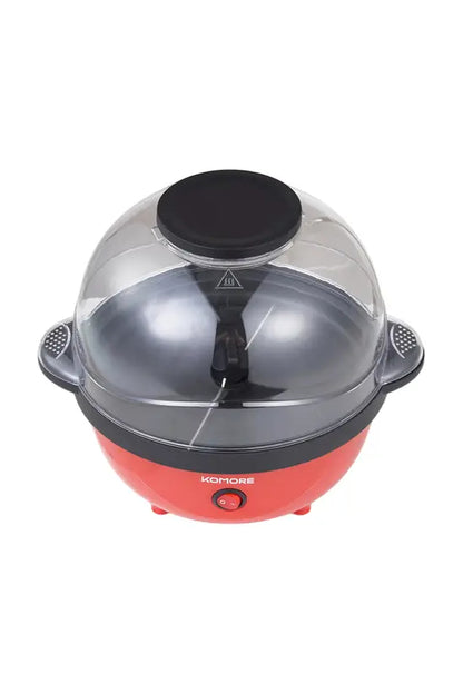 Electric Popcorn Maker with Stirring Function, Non-Stick Popcorn Machine with Transparent Lid, 650W Home Popcorn Popper for Movie Nights