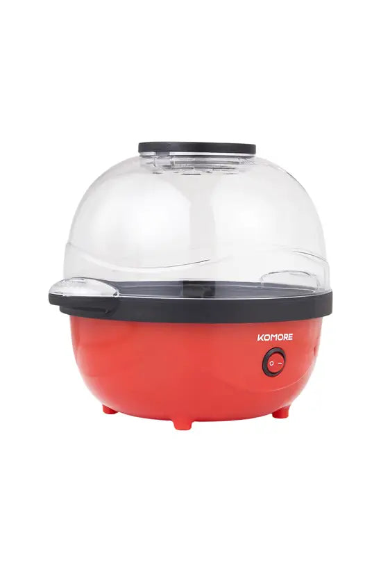 Electric Popcorn Maker with Stirring Function, Non-Stick Popcorn Machine with Transparent Lid, 650W Home Popcorn Popper for Movie Nights