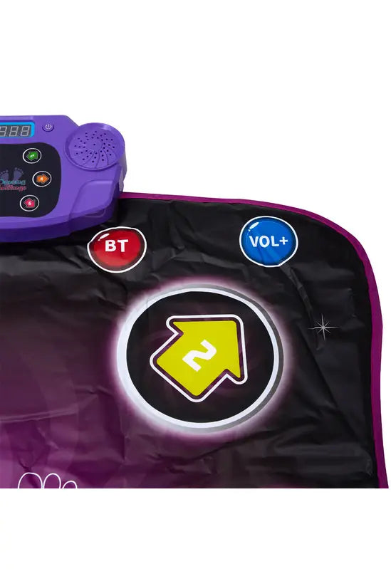 Kids Electronic Dance Mat Toy with Bluetooth, Light-Up Dancing Game Mat with Built-in Music, Educational Gift for Boys & Girls