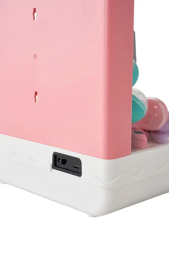 Mini Claw Machine for Kids - Cute Bunny Themed Toy Vending Machine with Lights & Sounds, 60s Timer, Dual Joysticks, USB/Battery Powered, Perfect Birthday Gift for Girls Boys 3+