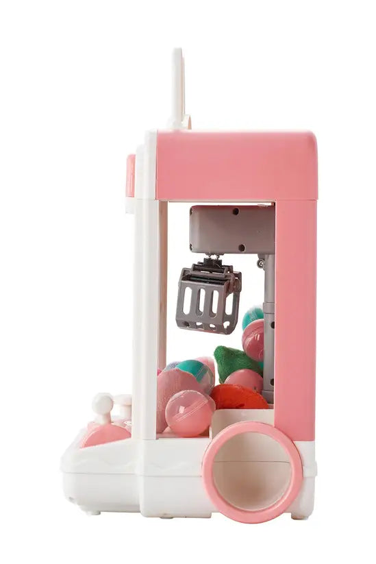 Mini Claw Machine for Kids - Cute Bunny Themed Toy Vending Machine with Lights & Sounds, 60s Timer, Dual Joysticks, USB/Battery Powered, Perfect Birthday Gift for Girls Boys 3+