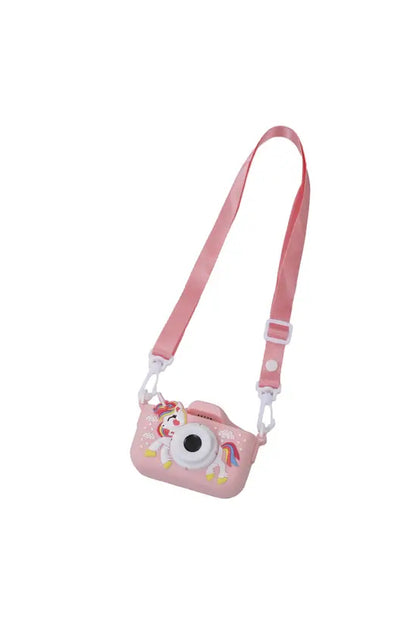Kids Digital Camera, Unicorn Design 1080P HD Camera with 2.4" IPS Screen, 32GB Storage, Pink