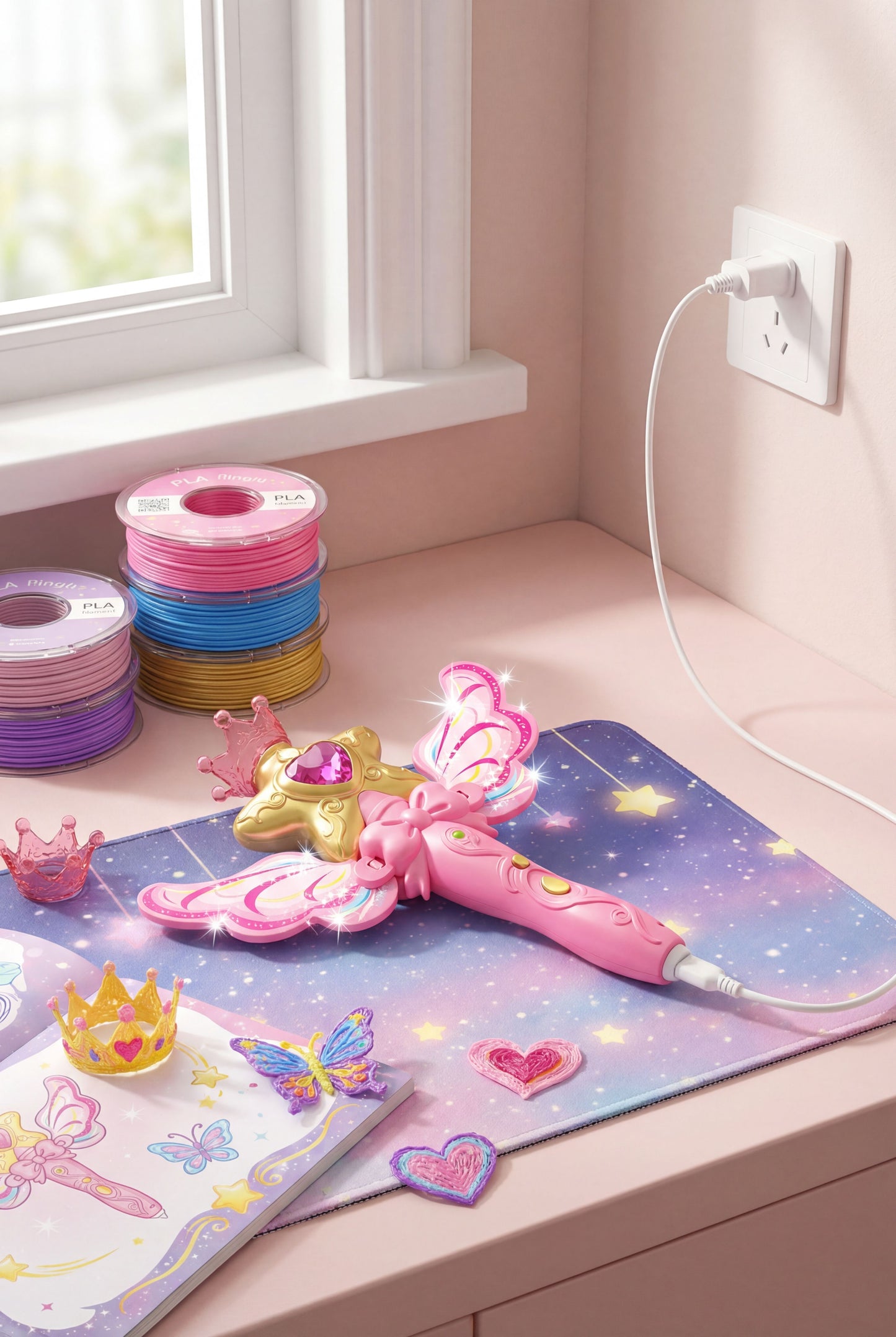 Fairy Wand 3D Printing Pen - Magical 3D Drawing Toy for Kids