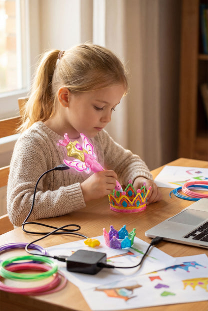 Fairy Wand 3D Printing Pen - Magical 3D Drawing Toy for Kids