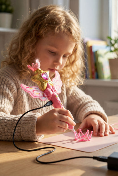 Fairy Wand 3D Printing Pen - Magical 3D Drawing Toy for Kids